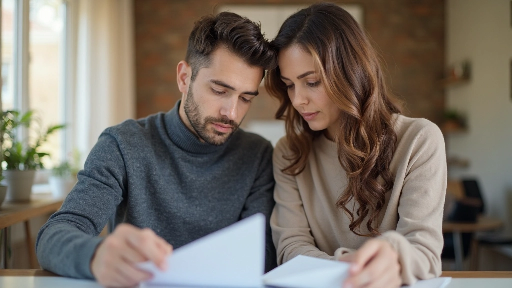 Родители обсуждают семейный бюджет и финансовое планирование